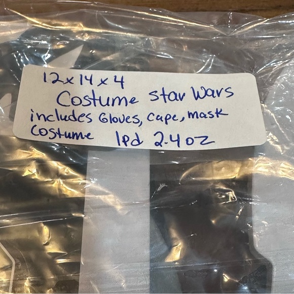 Star Wars Darth Vader Child Costume – Size Small (5/6) – Complete Set NWT - Picture 15 of 15